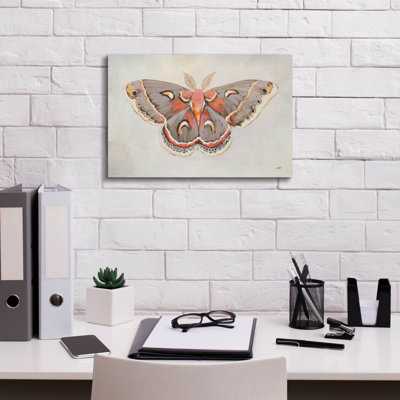 August Grove® 'Forest Moth 1' by Julia Purinton Canvas Wall Art, 18" x 12"