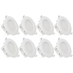 LED 4 Inch Integrated Recessed Ceiling Downlight with Junction Box, 65W Eqv. Dimmable