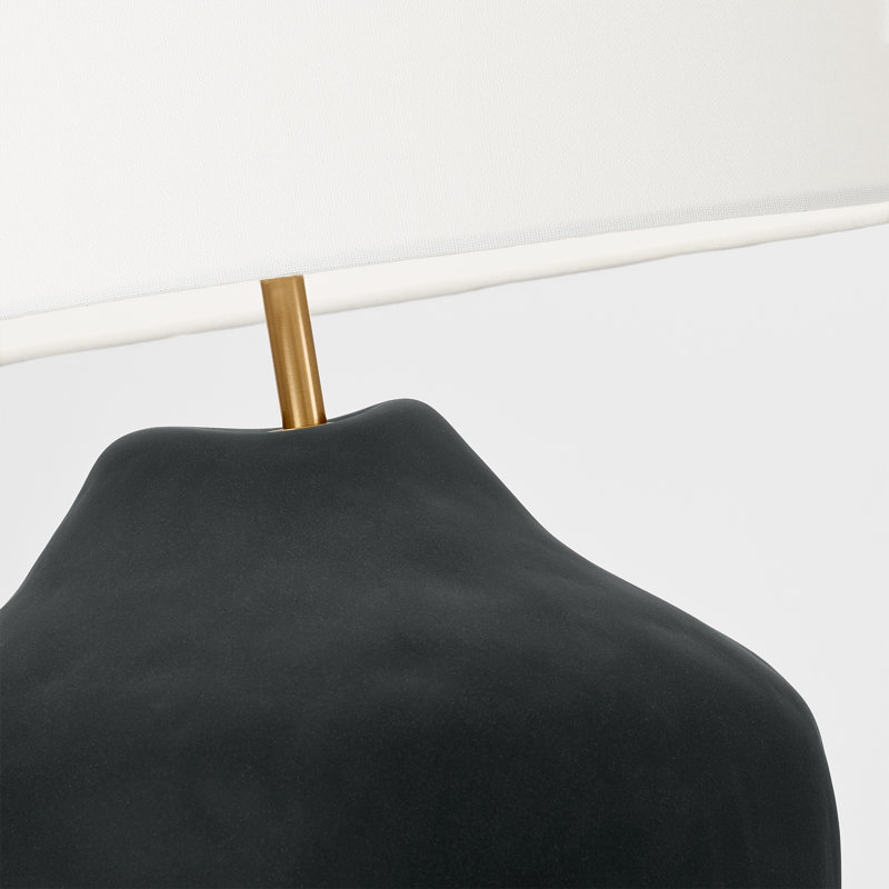 Cadley Table Lamp, Rough Black