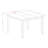 7 Piece Kitchen Counter Set Consist of a Square Dining Table with Pedestal and 6 Dining Room Chairs, 54x54 Inch, Cappuccino-1217209612-1217209615-1217209600