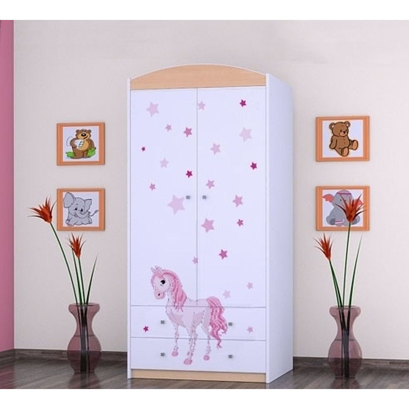 Maguire 2 Door Wardrobe, Beige