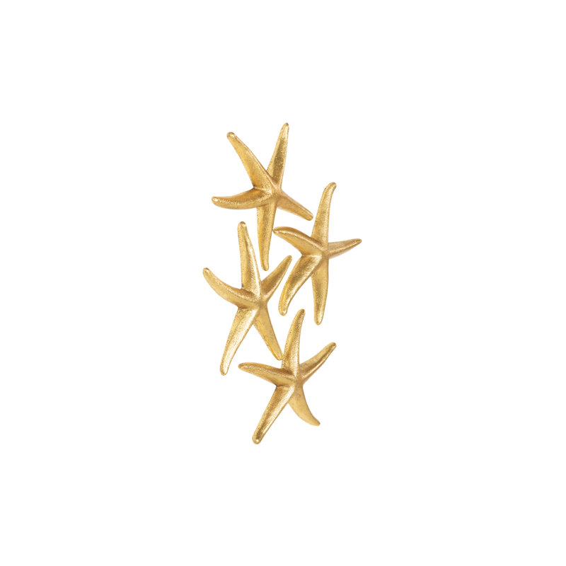 4 Piece Starfish Wall Décor Set, Small