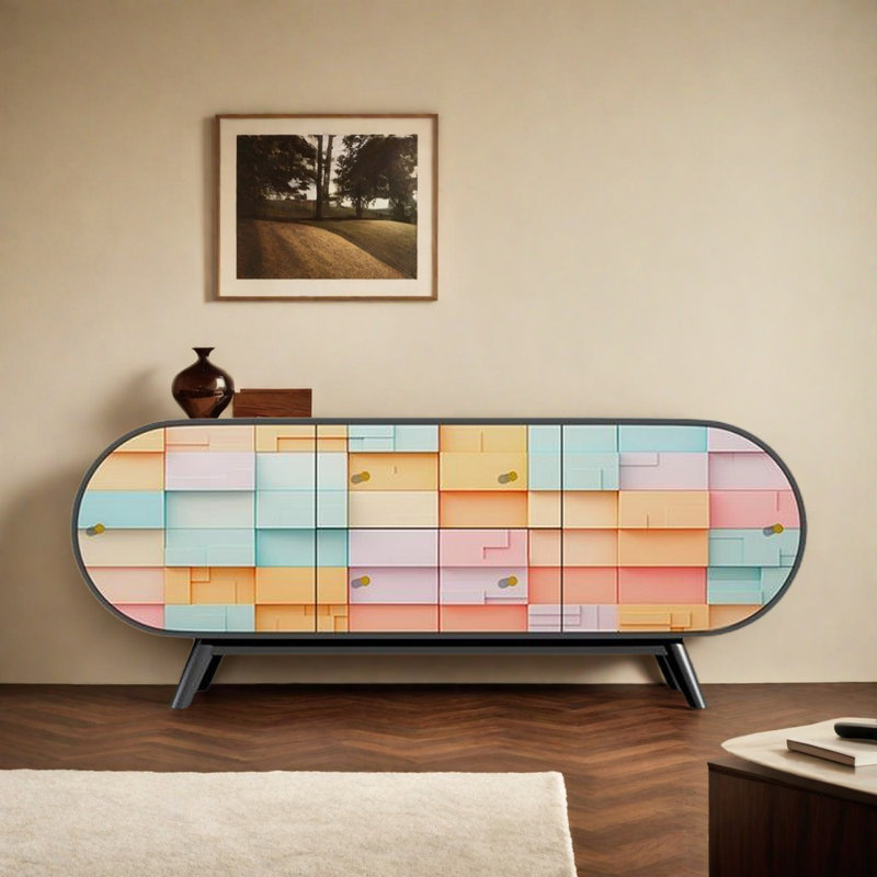 Buffet Modern Art, Noir
