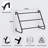 17.44'' 3 Wall Towel Bar
