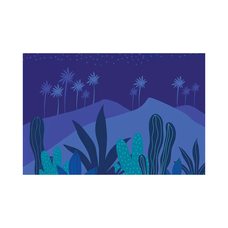 Starry Night - Wrapped Canvas Print, 20.32 cm H x 30.48 cm W