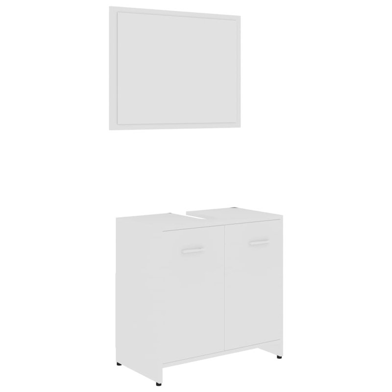 Avrilynn Bathroom Storage Furniture Set, White