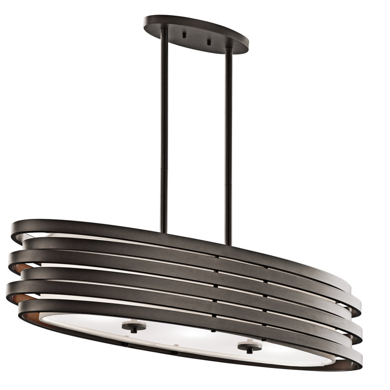 Abdülhalim 3 - Light Kitchen Island Pendant, Olde Bronze