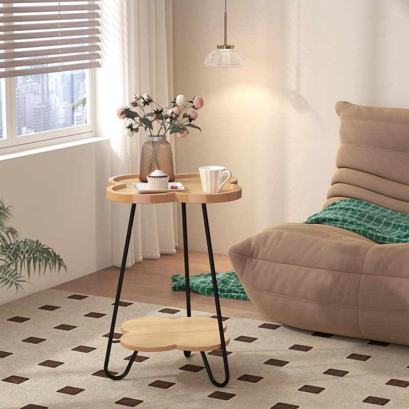 Round Accent Side Table Living Room End Table Corner Table Side Table Accent Table