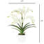 Faux Orchid Plant In White Vase-1049804022-1049804023