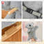 Cheval à bascule QABA pour enfants, berçant en forme de koala avec sons réalistes pour enfants de 18 à 36 mois, gris