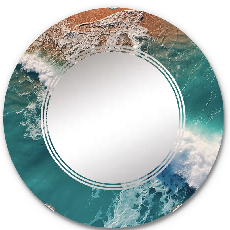 Zhaviah Circle Mirror, 24" x 24"