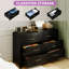 Commode 6 tiroirs en métal, commode de chambre moderne et robuste pour la chambre à coucher, le vestibule, le placard et le couloir-818506465