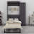 Twin Size Murphy Bed With Drawers, Bed & Can Be Folded Into A Cabinet