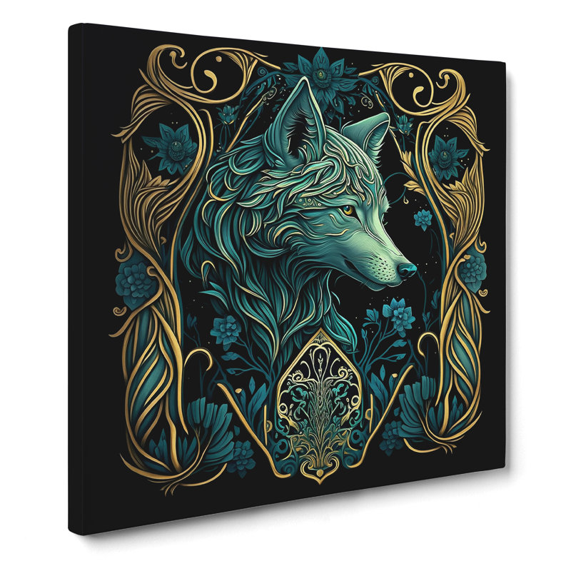 Wolf Nouveau - No Frame Print