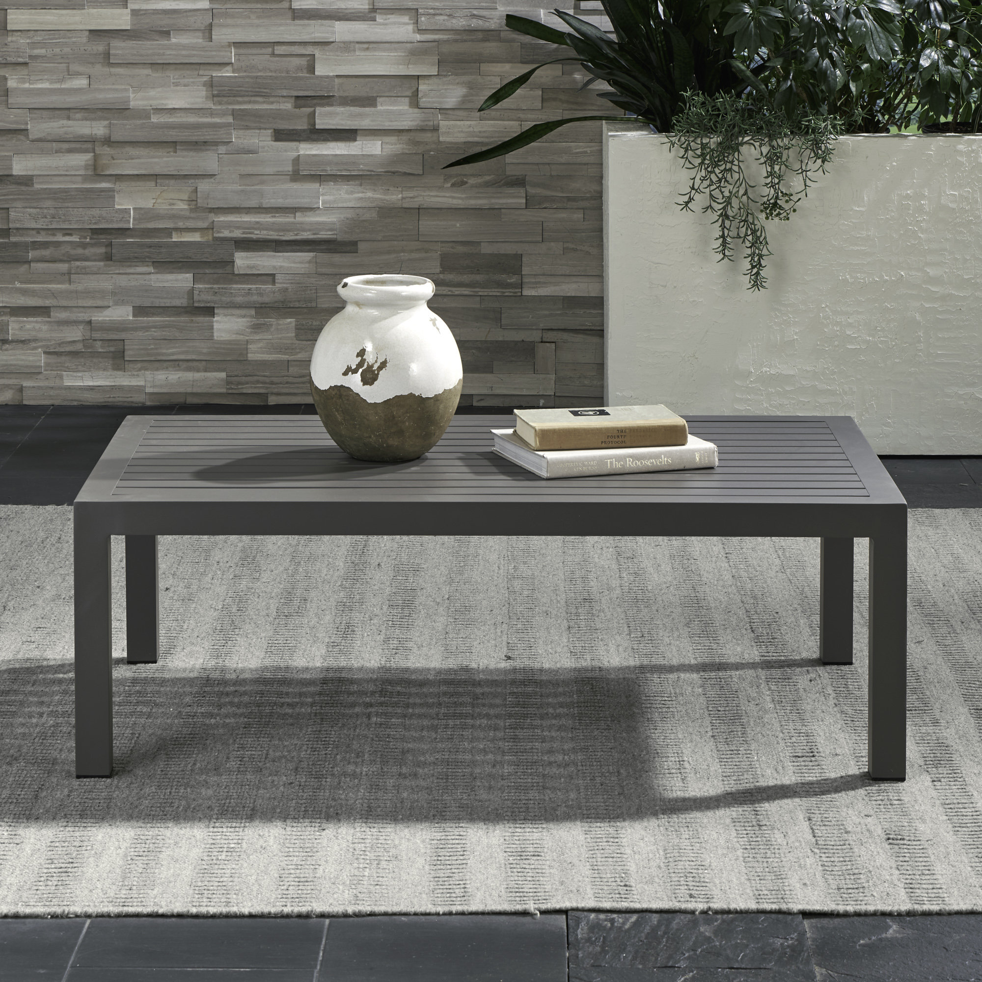 Hokku Designs Jaquaya Plantation Key Outdoor Cocktail Table | Wayfair
