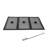 36'' x 19.8'' Rectangle Steel Spark Screen