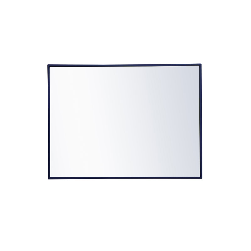 Miroir mural Sabine, 32 po x 24 po, Bleu