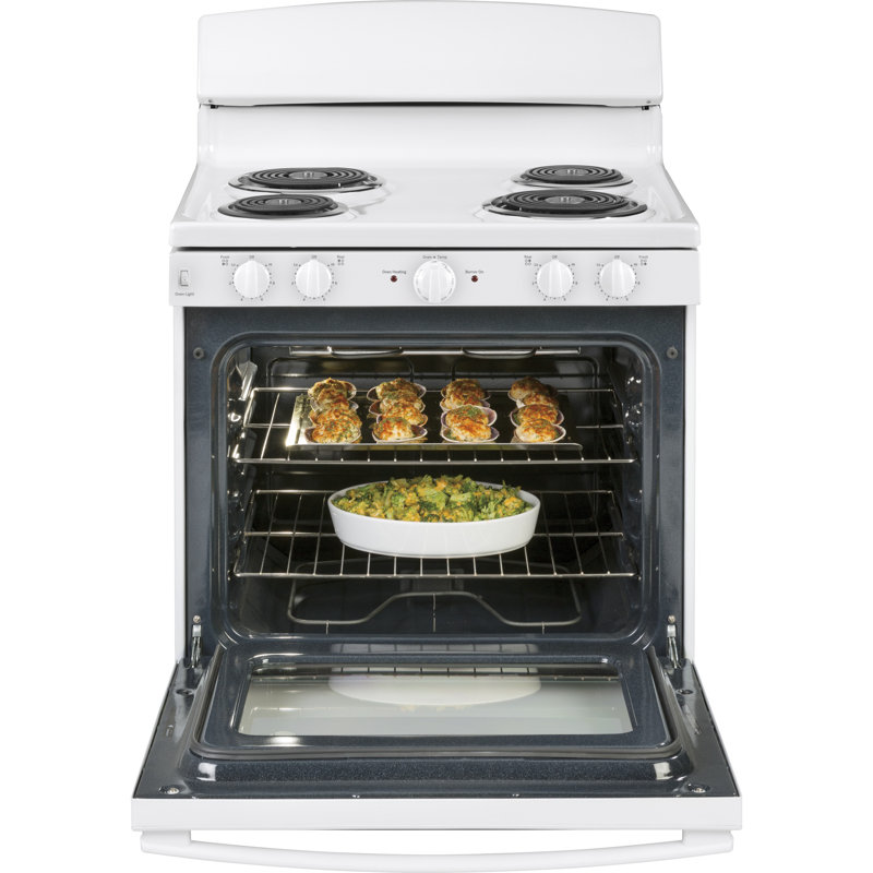 30" 5 cu. ft. Freestanding Electric Range, White