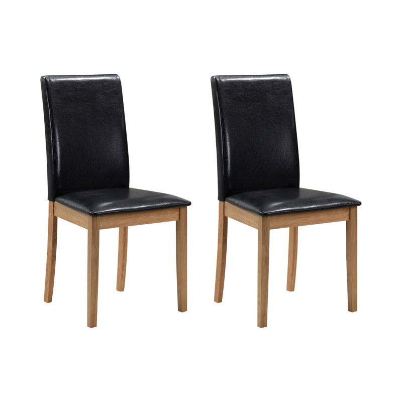 Lionel Upholstered Dining Chair, Black