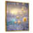 Toile avec cadre flottant or