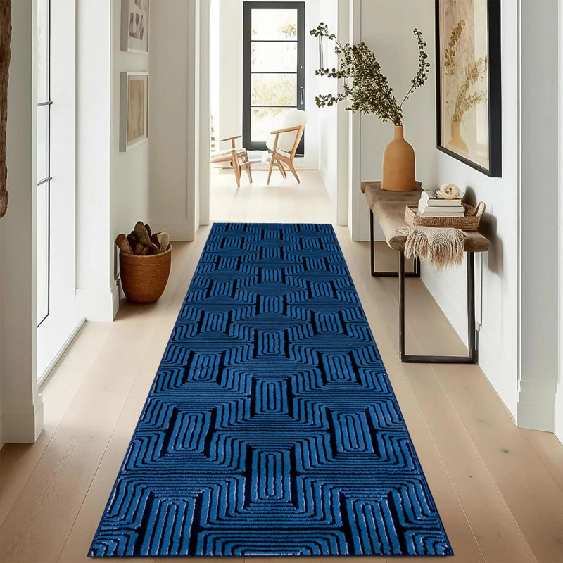 Large Shaggy Rugs Non Slip Living Room Hallway Fluffy Bedroom Carpet Mats, Rectangle 60 x 110 cm