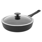 Madura Plus Forged 4 qt. Aluminum Non Stick Saute Pan with Lid