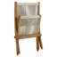 Chaise longue pliante en teck et corde Vienna Vienna-105239669