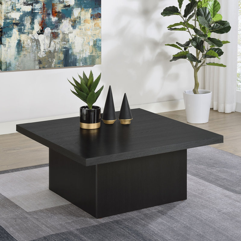 Table basse carrée en bois d'ingénierie