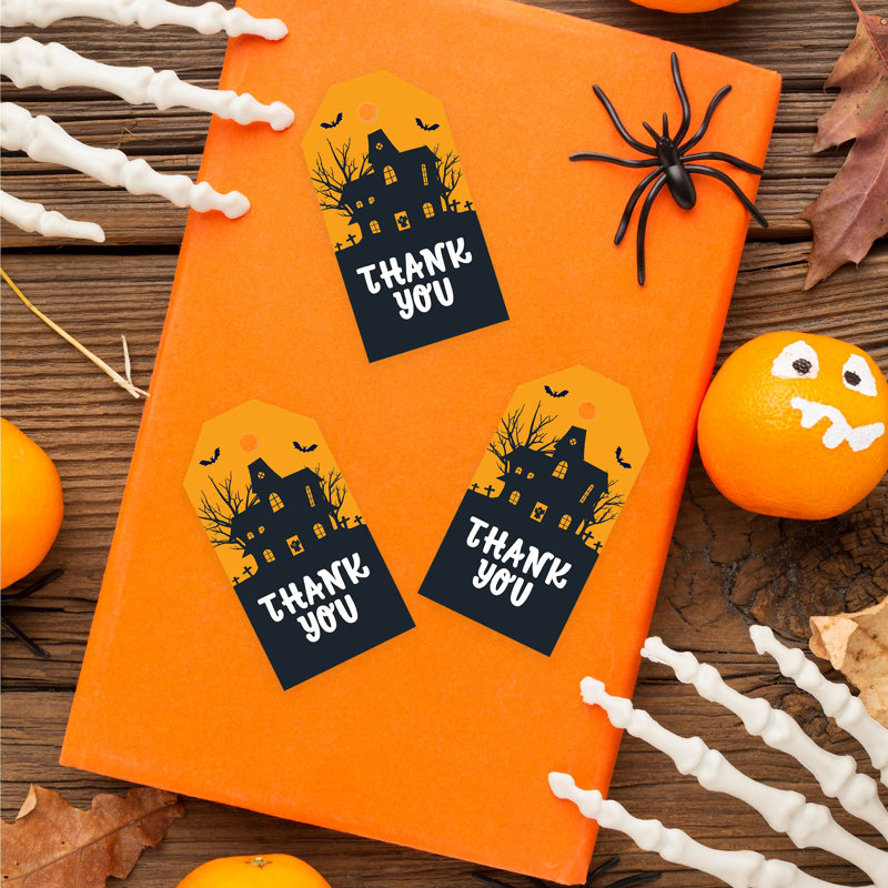 Sacs-cadeaux jetables en papier Haunted House