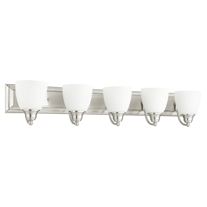 Springfield 5 - Light Dimmable Vanity Light, Brushed Nickel