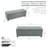 Anitria Fabric Flip Top Storage Bench-727725532