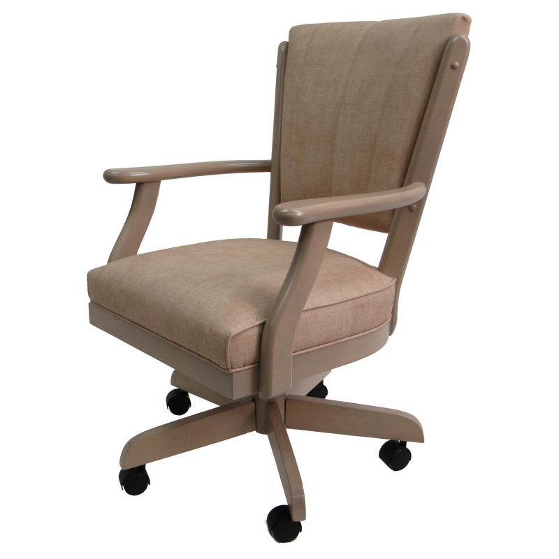 Chaise avec accoudoirs Middlesbrough, Denim beige, Beige