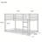 Solid Wooden Twin Over Twin Floor Bunk Bed With Ladder, Strengthened Slats, And  For Maximum Stability And Space Efficiency-2054901831