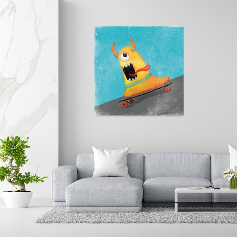 Art contemporain fantaisiste Xtreme Monsters IV, H 48 po x l 48 po