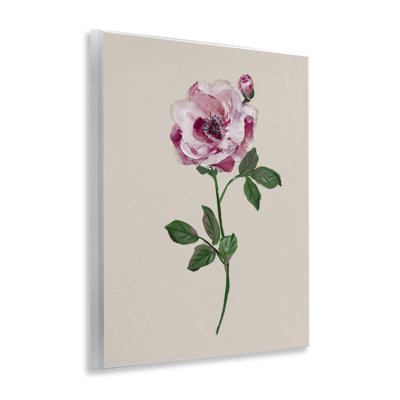 Pink Jewel Rose Wall Plaque, design by Sally Swatland