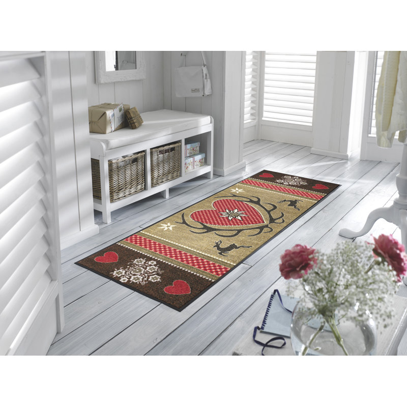 Non-Slip No Pattern Valentine's Day Doormat, Rectangular 60 x 180cm