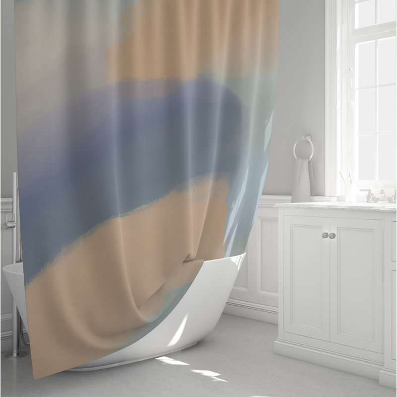 Mysa Abstract Shower Curtain, 93" H x 70" W