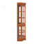 Vitrine d'angle avec 5 tablettes et système d'éclairage Base solide, confortable, durable et magnifique-1647932703