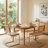 19.3" H Mid-Century Modern Cantilever Dining Chair with Cane Back and Seat, Metal Frame -1034013907-1025147587