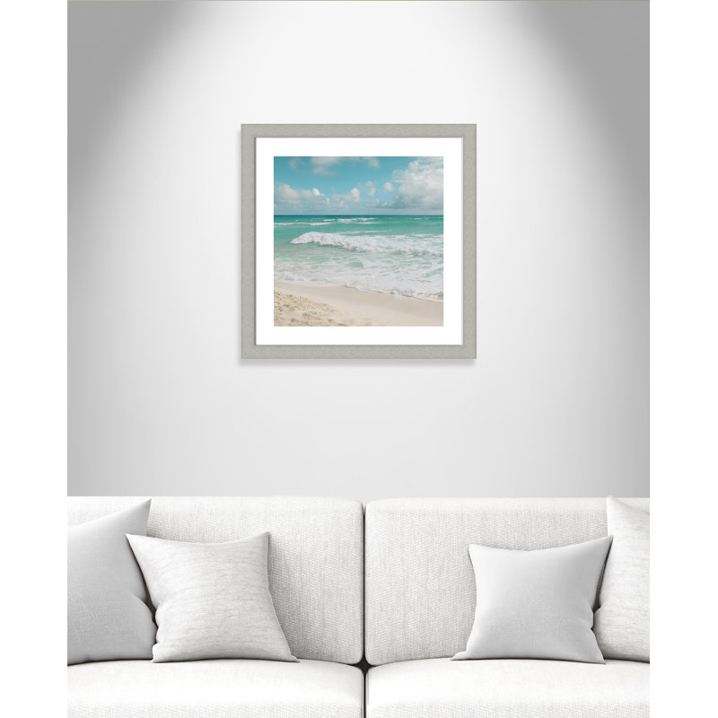 Fresh Waters - Photographie avec cadre photo, H 25 po x l 25 po x P 1,25 po, Argent brossé
