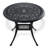 3-Piece Set Of All-Weather Cast Aluminum Dining Furniture Set With Black Frame-897534181