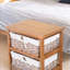 Nitara 5 - Drawer Chest of Drawers Basket Rattan Tall Storage Drawers Bedroom Furniture