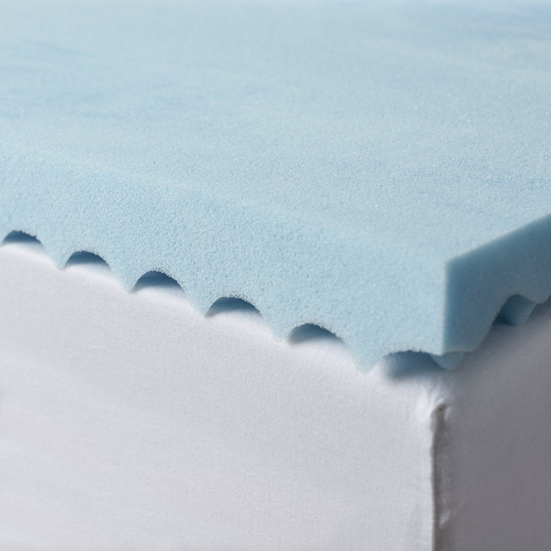 Wayfair Sleep™ 2" Reversible Medium Gel Memory Foam Mattress Topper, Full