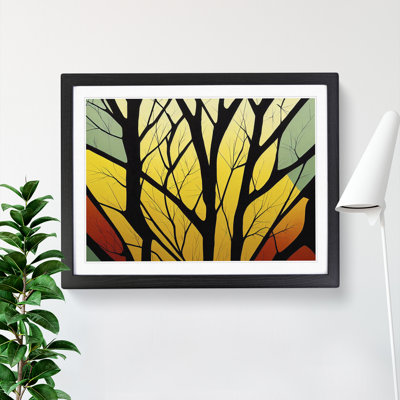 Stunning Abstract Tree Forest - Single Picture Frame Print