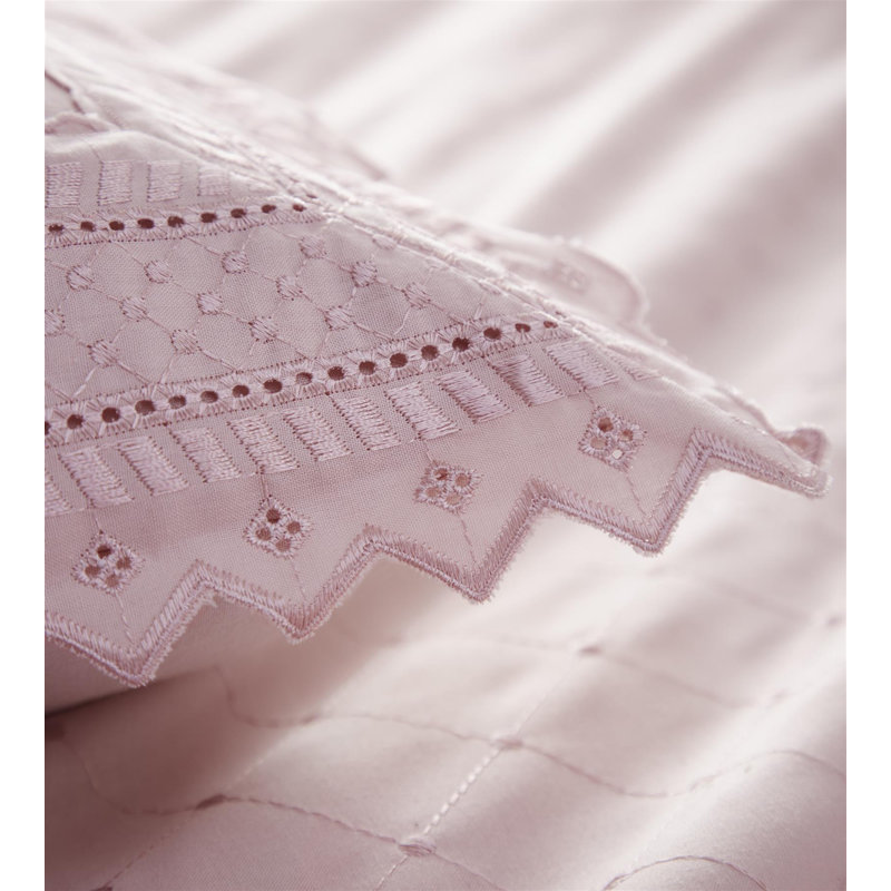 Arelious Solid Colour Bedspread with Pillowcases