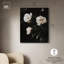 Peony Nocturne sur toile, fleurs élégantes et foncées par Art Remedy-115024767-115024775