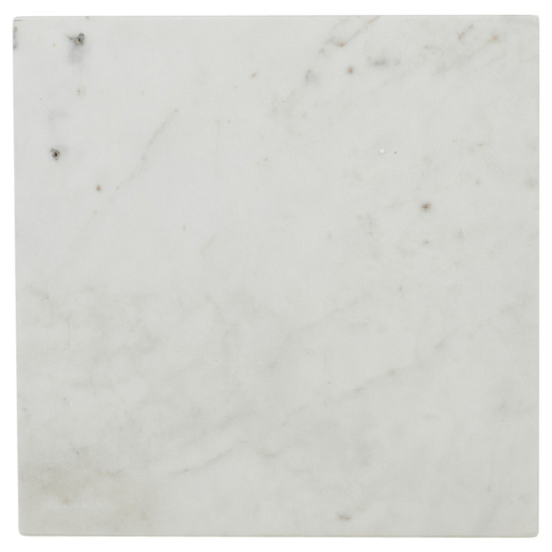 Metro Lane Barthmaier Marble Cheese Board, White, 30cm H x 30cm L x 30cm W