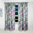 Gold Glam Squares VI - Abstract Glam Blackout Curtain Single Panel-1420441603
