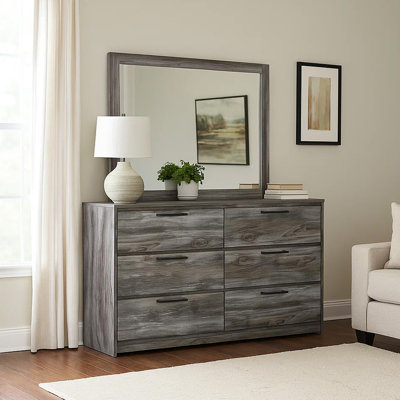 Bays 61.75'' W 6 - Drawer Dresser