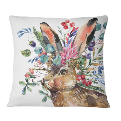 Floral Throw Pillow